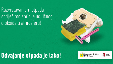 Ilustracija mješani otpad