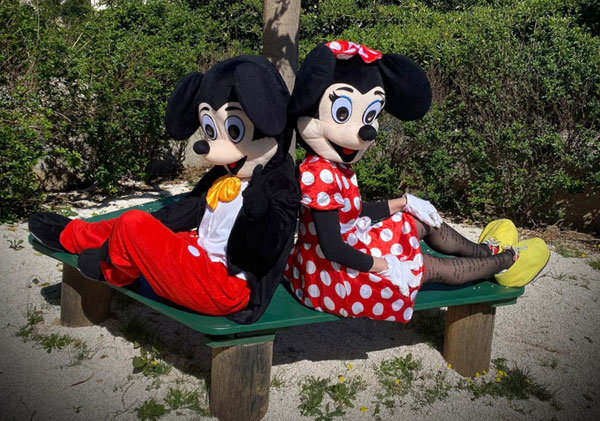 Fotografija Miki Mausa i Minnie