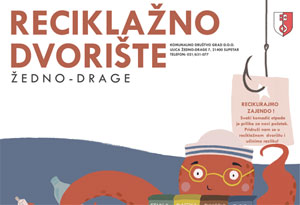 Reciklazno dvoriste ilustracija